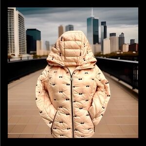 Karl Lagerfield Paris Rare Edition Pink Puffer Jacket